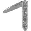 Fox Vulpis LE No 140/300 Pocket Knife Sterling Silver 925, Polished M390 (FX-VP130 AG)