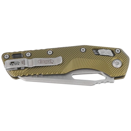 Nóż składany Microtech MSI S/E OD Green Fluted Aluminium, Apocalyptic M390MK by Tony Marfione (210-10APFLOD)