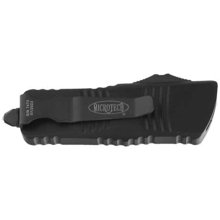 Microtech Mini Troodon D/E Black Aluminium, Black by Tony Marfione (238-1T)