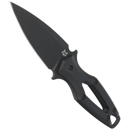 FOX Aka Black G10, Black Top Shield Elmax by Denis Simonutti (FX-553 B)