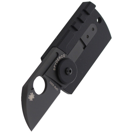 Spyderco Dog Tag Folder CF/G-10 Laminate Black (C188CFBBKP)