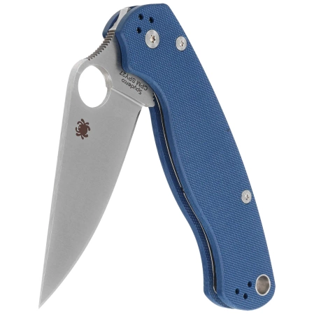 Nóż składany Spyderco Para Military 2 Cobalt Blue G10, Satin CPM SPY27 by Sal, Eric Glesser (C81GPCBL2)