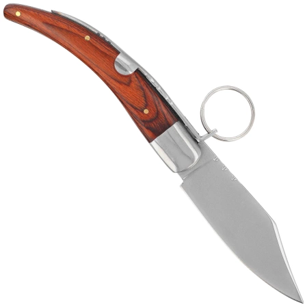 Nóż składany Martinez Albainox Red Micarta, Shiny Stainless (01084)