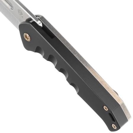 Nóż składany Medford Praetorian Swift FL Flipper Tumbled Tanto, Black Handle, Bronze HW/Clip, S45VN (MKFF2064TT-42TM-T1C1-Q4)