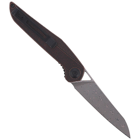 Nóż składany CIVIVI McKenna Black Stonewashed Copper, Damascus by Elijah Isham (C905DS-2)