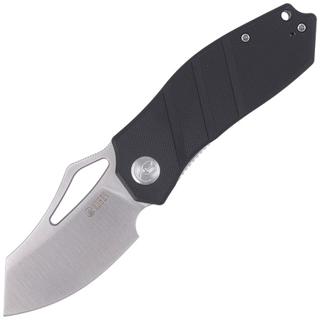 Nóż składany Kubey Ceyx Black G10, Satin D2 (KU335A)