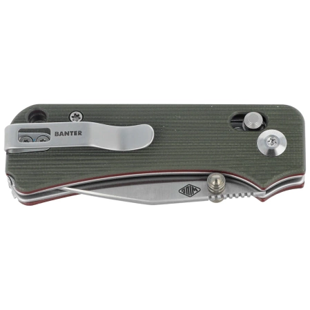 Civivi Baby Banter 2 TG Knife Green G10, Satin 14C28N by Ben Petersen (C24074-1)