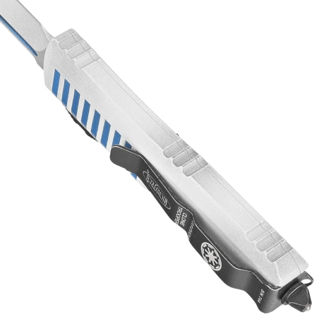Nóż automatyczny OTF Microtech UTX-85 S/E Clone Trooper Signature Blue/White Aluminium, White M390 (231-1CO)