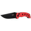 Kubey Hound KU172E Knife Red G10, Blackwashed 14C28N by Maksim Tkachuk