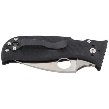 Nóż składany Spyderco Lil' Temperance 3 Black G-10 Plain (C69GP3)