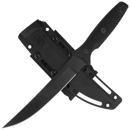 Spartan Blades Ronin Torii Knife Black G10, Black D2 by Tu Lam (SBBL4BKBK)