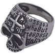 Tole 10 Imperial Skull Cross Ring Ø22 (09984-22)
