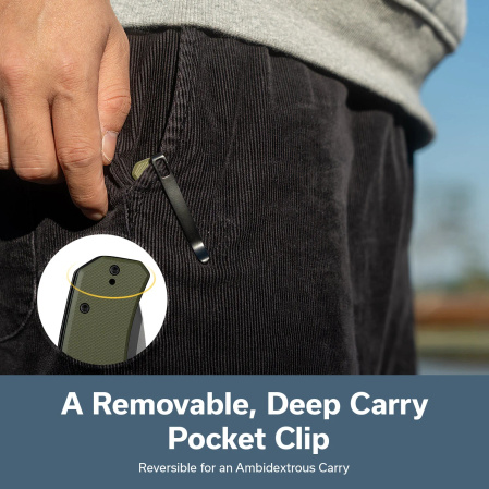 Sencut Skarnax Knife OD Green G10, Black 9Cr18MoV (S24025-2)