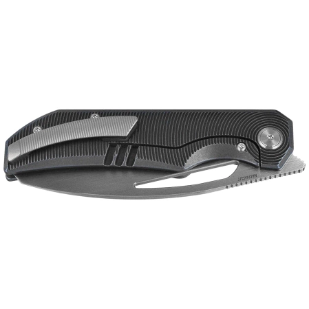 Nóż składany Bestech Taipan Black / Blue Titanium, Satin MagnaCut by James Lowe (BT2503D)