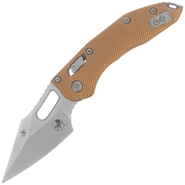 Microtech Stitch Ram-Lok S/E Knife Fluted Tan Aluminium, Stonewashed M390MK by Borka Blades and Tony Marfione (169RL-10FLTA)