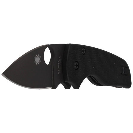Spyderco Lil' Native G-10 Black/Black Blade Compression Lock Plain (C230GPBBK)