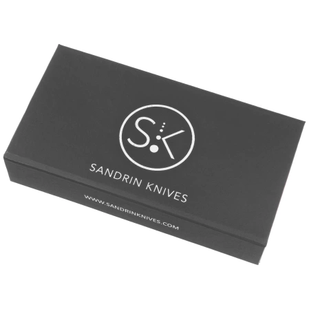 Sandrin Knives Torino Titanium, Polyhedral Tungsten Carbide 71HRC