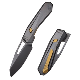 Remette RT-Agile Peregrine Falcon Knife Black DLC Titanium, Black DLC M390 (RTCZ-B)