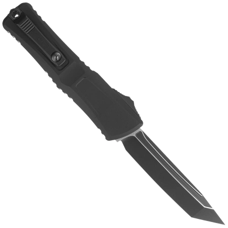 Microtech Combat Troodon Gen III T/E OTF Knife Black Aluminum, Tactical M390MK by Tony Marfione (1144-1T)