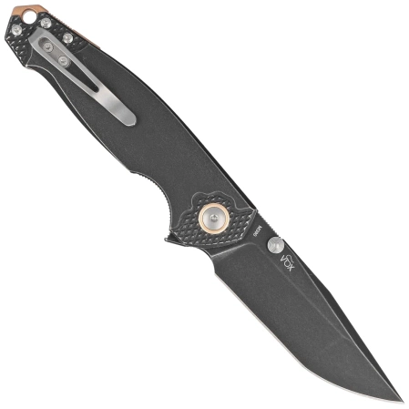 Viper Katla DSW Titanium 3D, Dark Stonewashed M390 by Jasper Voxnæs Knife (V5984TI3D)