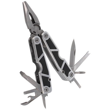 MultiTool Herbertz Rubber / Aluminium, Satin, 9 bitów (108100)