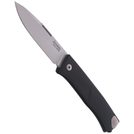 LionSteel Thrill Knife Black Aluminum, Satin M390 by Molletta (TL A BS)