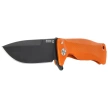 Nóż składany LionSteel SR11A Orange Aluminium, Black Sleipner by Molletta (SR11A OB)
