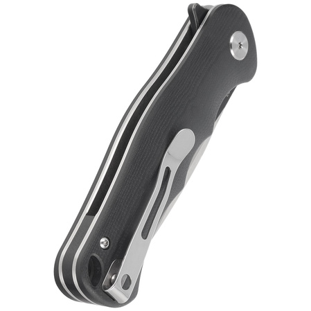 Nóż składany Bestech Bobcat Black G10, Black Stonewashed / Satin D2 (BG22A-2)