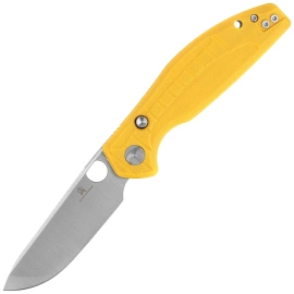 Nóż składany Bestechman Angry Owl Yellow G10, Satin/Stonewashed D2 by Keanu Alfaro (BMK12A-1)
