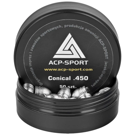 Pociski ołowiane ACP-Sport Conical .450, 50 szt. (JW450-C)