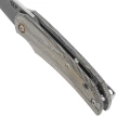 MKM Ice Knife Gray Canvas Micarta, Stonewashed MagnaCut by Tommaso Rumici & Denis Simonutti (MK IC-GC)