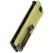 Nóż składany Kubey Knife Sailor Translucent Yellow G10, Blackwashed AUS-10 by Sekira Sochi (KU317B)