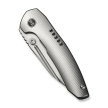 Nóż składany WeKnife Micro Trogon Gray Titanium, Polished Bead Blasted M390 by Brian Brown (WE24043-2)
