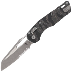 Nóż składany Microtech MSI S/E Ram-Lok Tiger Stripe Camo Tri-Grip Polymer, Apocalyptic P/S M390MK by Tony Marfione (210T-11APPMTSC)
