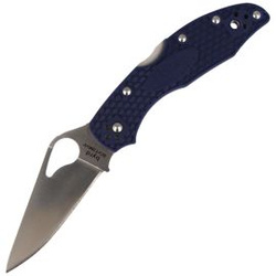 Spyderco Byrd Meadowlark 2 FRN Blue, PlainEdge (BY04PBL2)