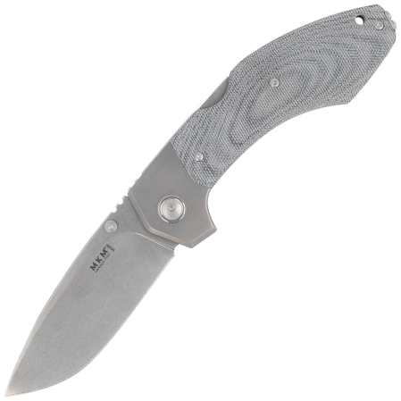Nóż skladany MKM Hero Denim Canvas Micarta, Stonewashed M390 by Tommaso Rumici (MK HR-DCT)