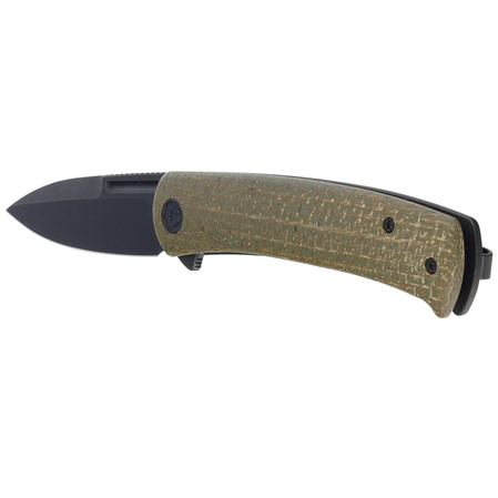 Nóż składany Civivi Cetos Green Micarta / Steel, Black Stonewashed 14C28N (C21025B-3)