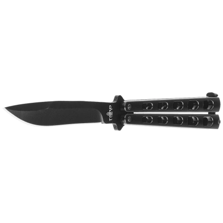 Nóż motylkowy Third Decor Habitat Balisong Black Stainless Steel, Black 420 (K2919N)