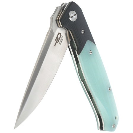 Bestech Knife Swordfish Black / Jade G10, Satin D2 (BG03E)
