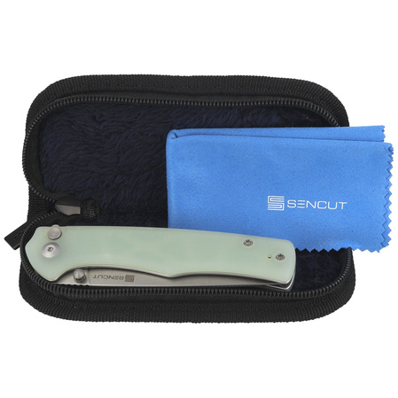 Sencut Crowley Natural G10, Stonewashed D2 (S21012-1)