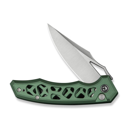 Nóż składany Civivi Anaaki Green Aluminium, Satin Nitro-V (C24039-3)