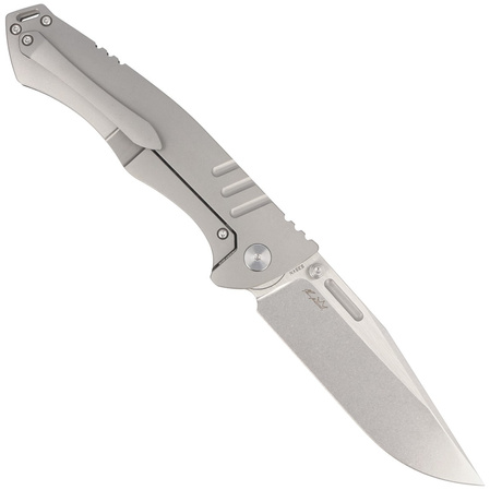 Bestech Keen II Black Titanium/Carbon Fiber, Stonewashed/Satin CPM S35VN by Koens Craft Knife (BT2301A)