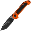 Microtech LUDT Gen III T/E Automatic Knife Orange Aluminum, Black M390MK by Tony Marfione (1136-1OR)