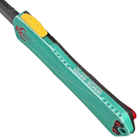 Heretic Knife Manticore X T/E Bounty Hunter/Camo Carbon, Battleworn Black Cerakote MagnaCut by Tony Marfione Jr.