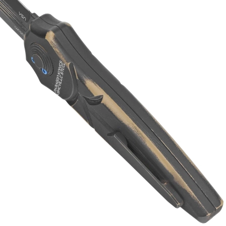 Nóż grawitacyjny Paragon Warlock-X Convergence Black Aluminium, Black Cerakote CPM S35VN (WLOCX-DUNE-THEME2)