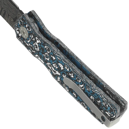 Nóż składany Maserin 502 Power Frost FatCarbon, MagnaCut Damascus by Sergio Consoli (502/DM)