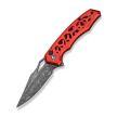 Nóż składany Civivi Anaaki Red Aluminium, Damascus (C24039-DS1)
