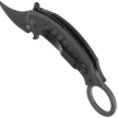FOX Knife Pikal Black G10, Black Idroglider N690Co by Giuliano Ron (FX-826)