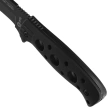 K25 RK-31574 Knife Black Aluminum, Black Titanium 7Cr17MoV
