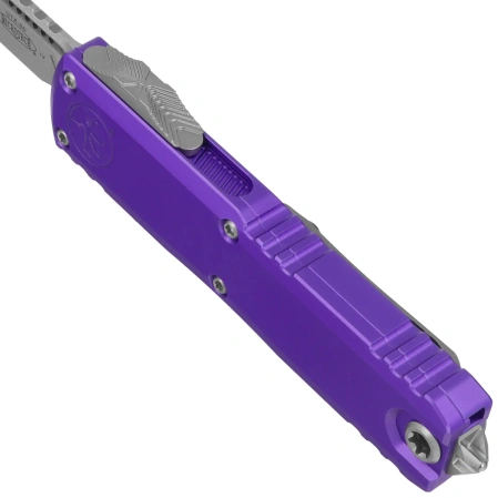 Nóż automatyczny OTF Microtech UTX-85 Gen IV S/E Purple Aluminium, Stonewashed M390MK by Tony Marfione (12314-10PU)